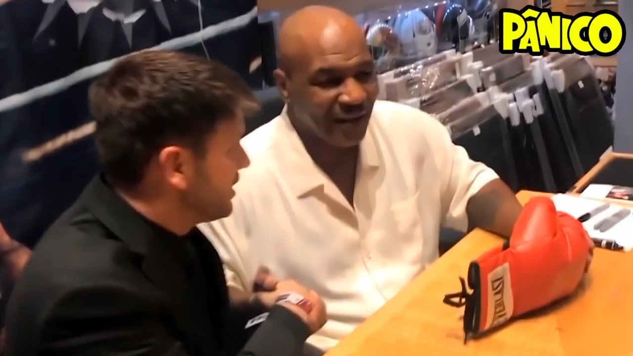 Pânico encontra Mike Tyson e mostra tudo sobre a Luta histórica