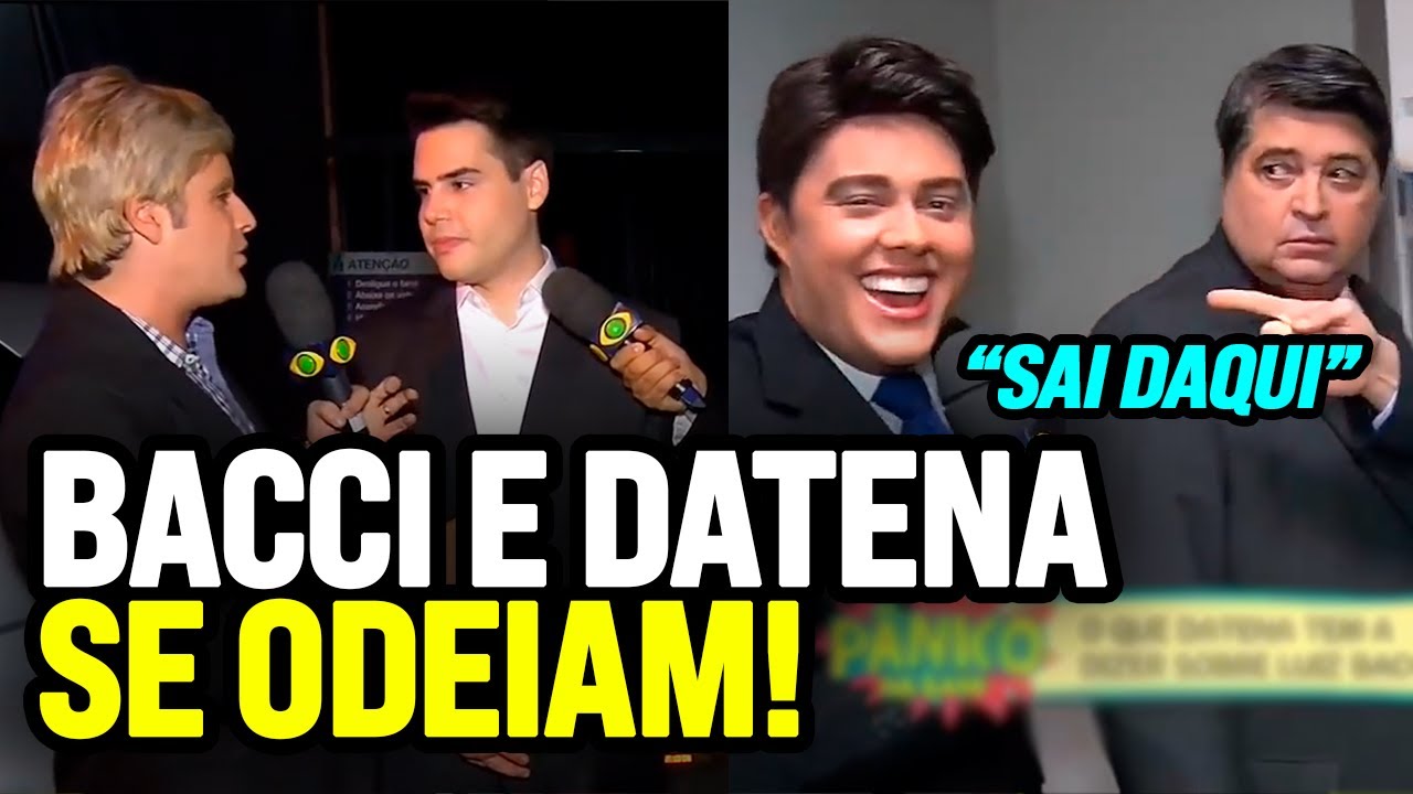 Pânico tenta resolver a treta entre Datena e Luiz Bacci